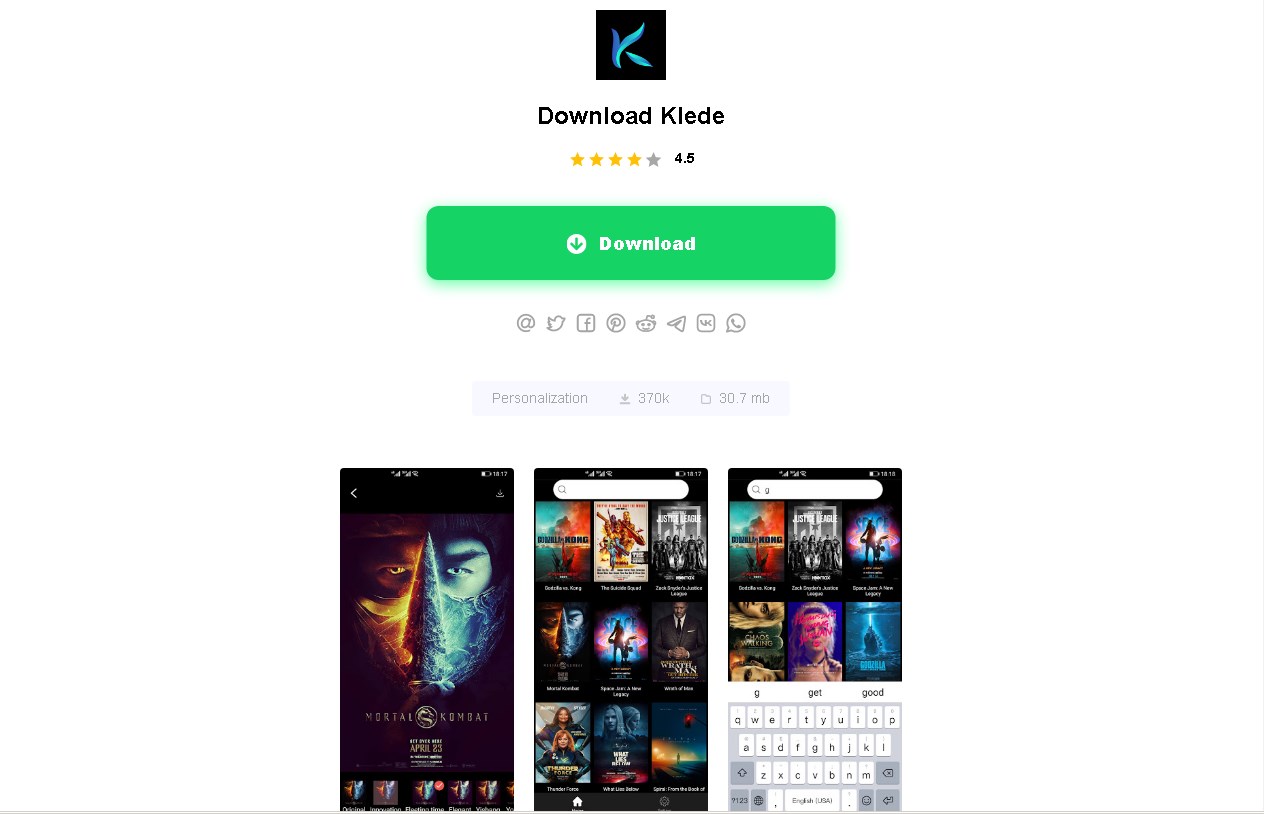 Klede app download