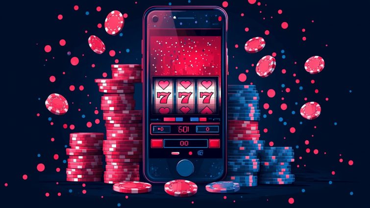 Slot machine and poker game